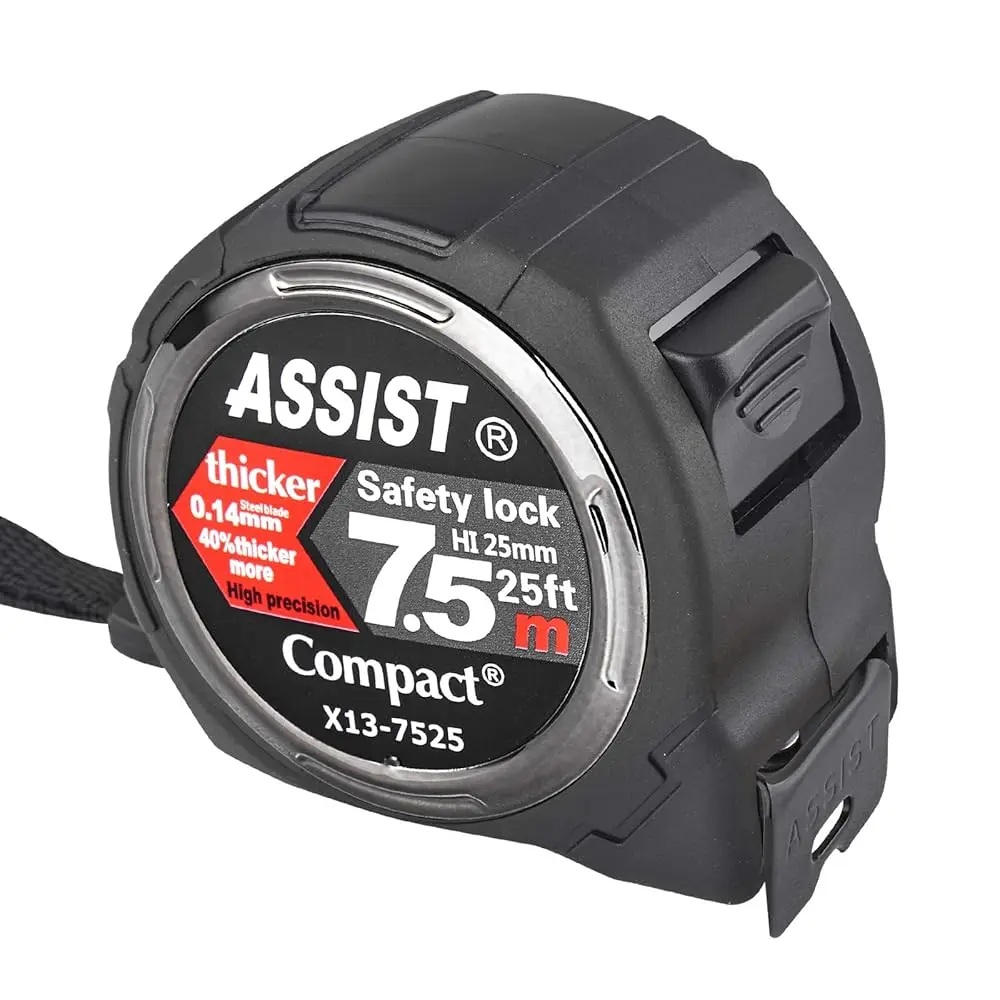 Free Shipping-25FT Measuring Tape by -Easy Read Double Side Printing with Metric and Inches,2.6m Level Standout Blade,Heavy Duty
Free Shipping-25FT Measuring Tape by -Easy Read Double Side Printing with Metric and Inches,2.6m Level Standout Blade,Heavy Duty