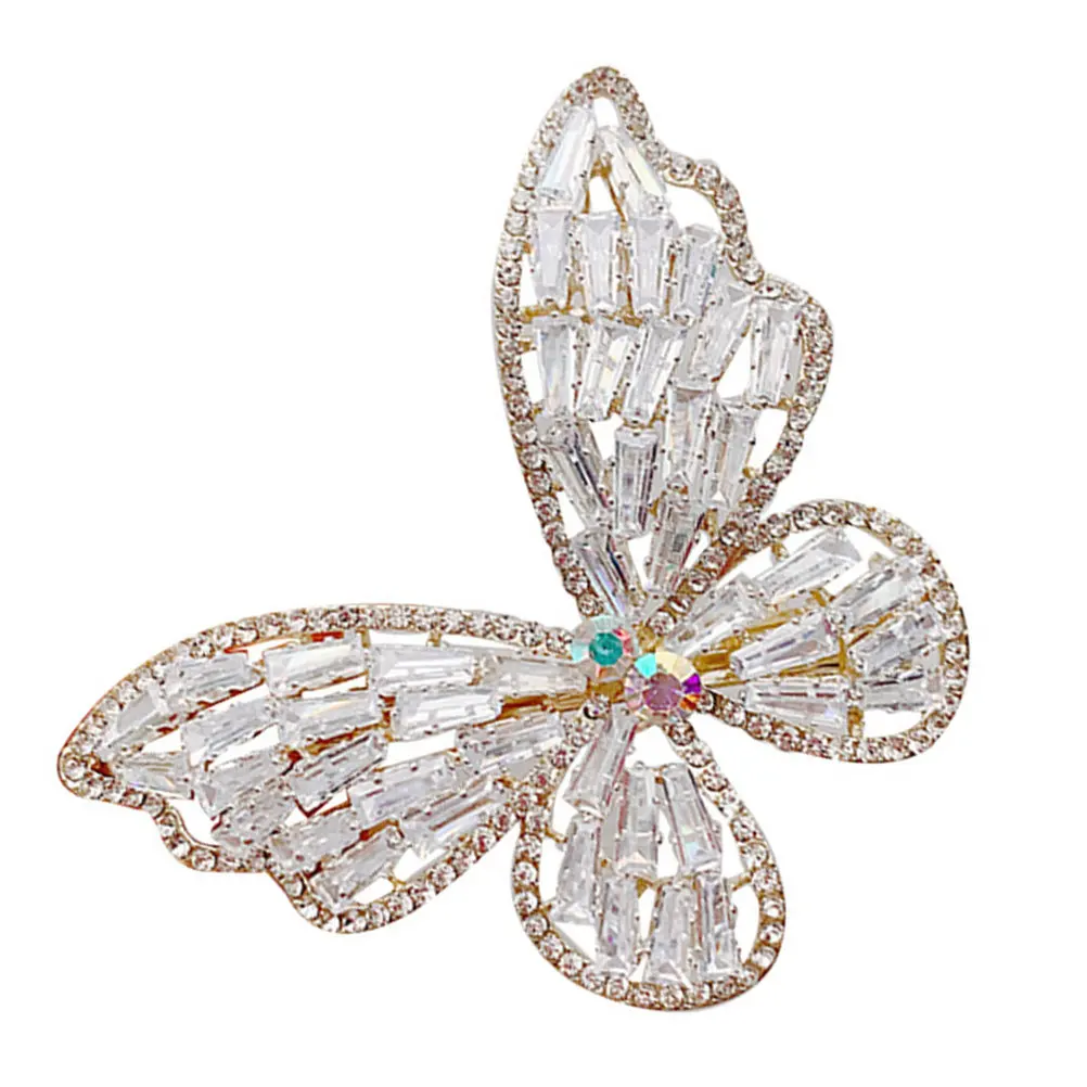 Exquisite Zircon Butterfly Hairpin Premium Zinc Alloy Rhinestone Hair Clip for Party Banquet Daily Fashion Hair
Exquisite Zircon Butterfly Hairpin Premium Zinc Alloy Rhinestone Hair Clip for Party Banquet Daily Fashion Hair