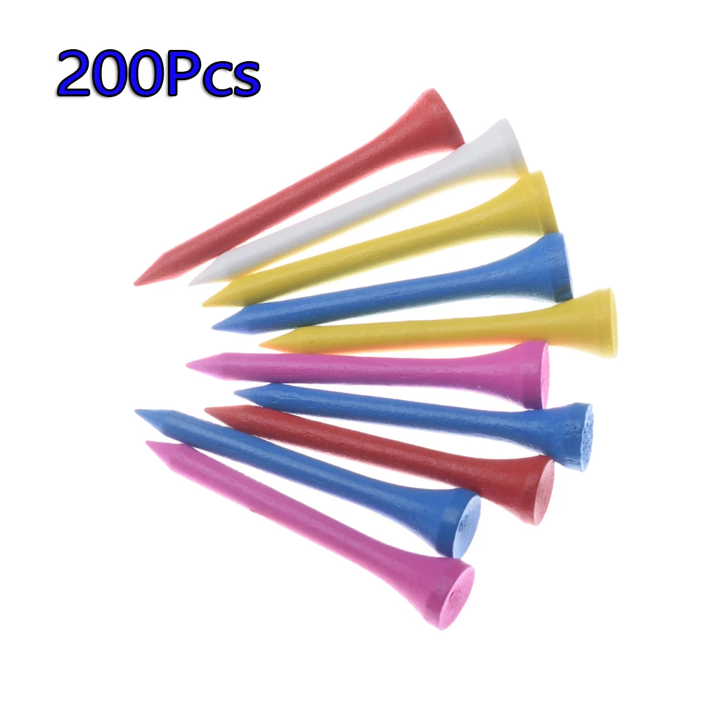200Pcs/Bag Golf Wood tees Mixed Color Wooden Golf Ball Holder 42/54/70/83mm Golf Accessories
200Pcs/Bag Golf Wood tees Mixed Color Wooden Golf Ball Holder 42/54/70/83mm Golf Accessories