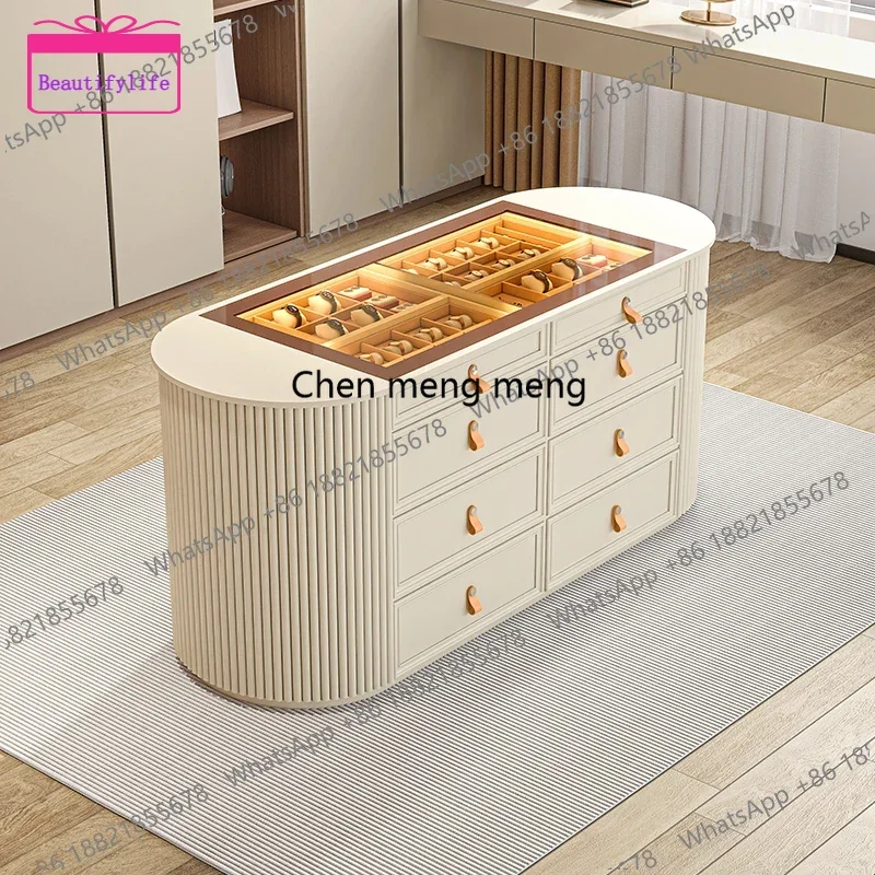 YL modern simple jewelry display cabinet cloakroom mid-island table chest ofdrawers chest of drawers master bedroom storage ca
YL modern simple jewelry display cabinet cloakroom mid-island table chest ofdrawers chest of drawers master bedroom storage ca