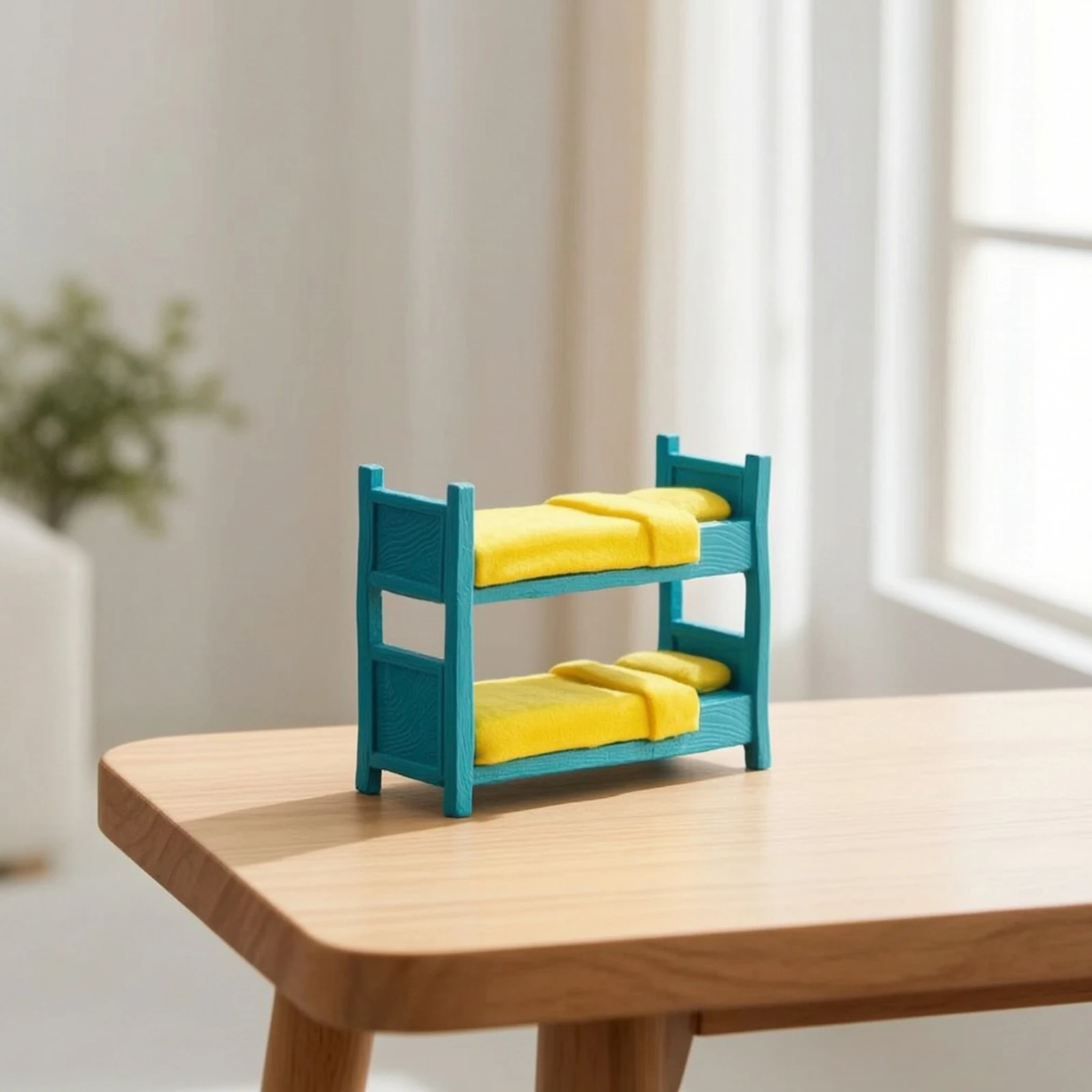 Miniature Bunk Bed 1/64 Scale Bunk Bed Scene Prop Dollhouse Furniture Micro Detailed for Collectors, Dioramas, Dollhouses
Miniature Bunk Bed 1/64 Scale Bunk Bed Scene Prop Dollhouse Furniture Micro Detailed for Collectors, Dioramas, Dollhouses