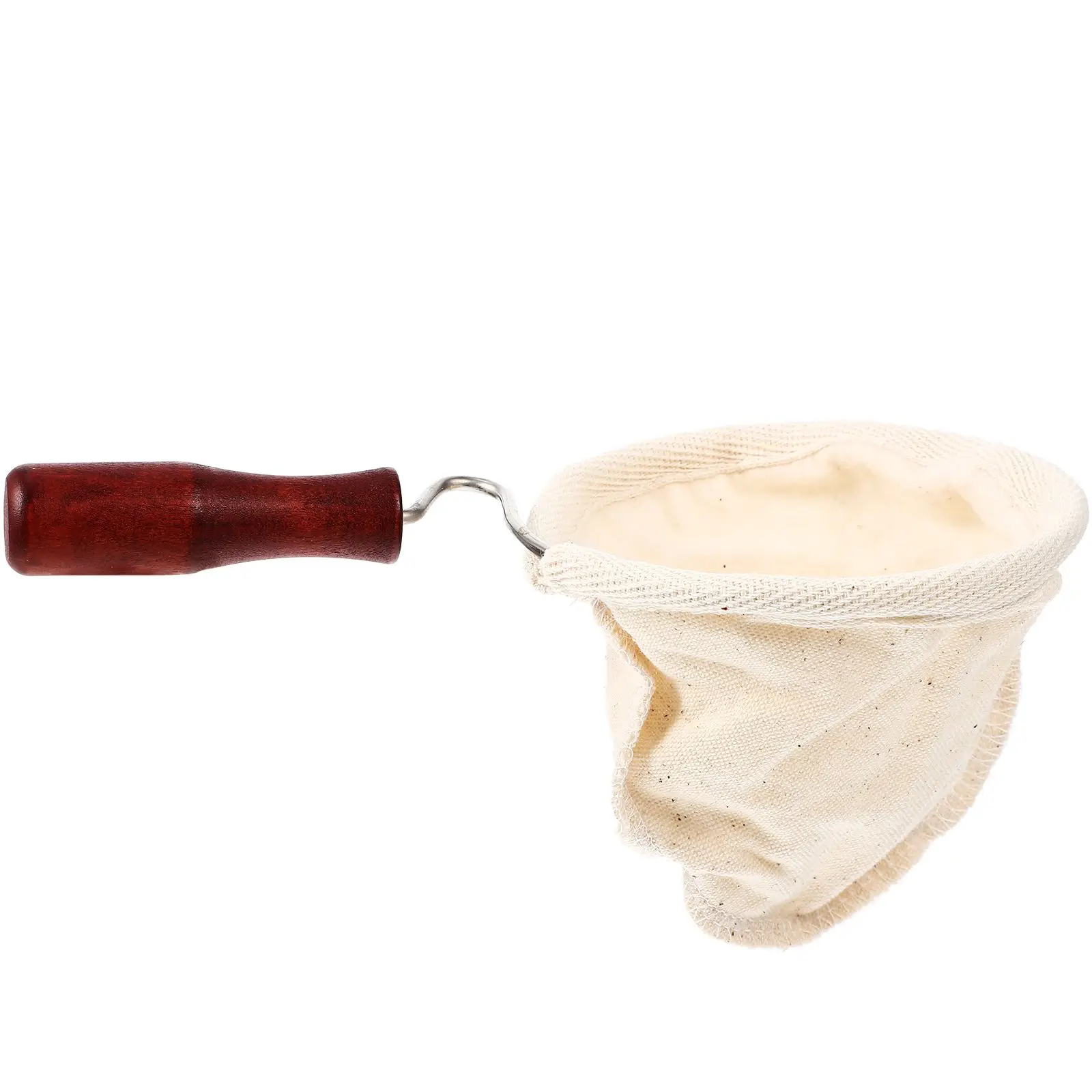 Coffee Filter Reusable Cotton Mesh Pouch Milk Tea Wooden H Cotton Filter Pouch Portable Washable Long Lasting
Coffee Filter Reusable Cotton Mesh Pouch Milk Tea Wooden H Cotton Filter Pouch Portable Washable Long Lasting
