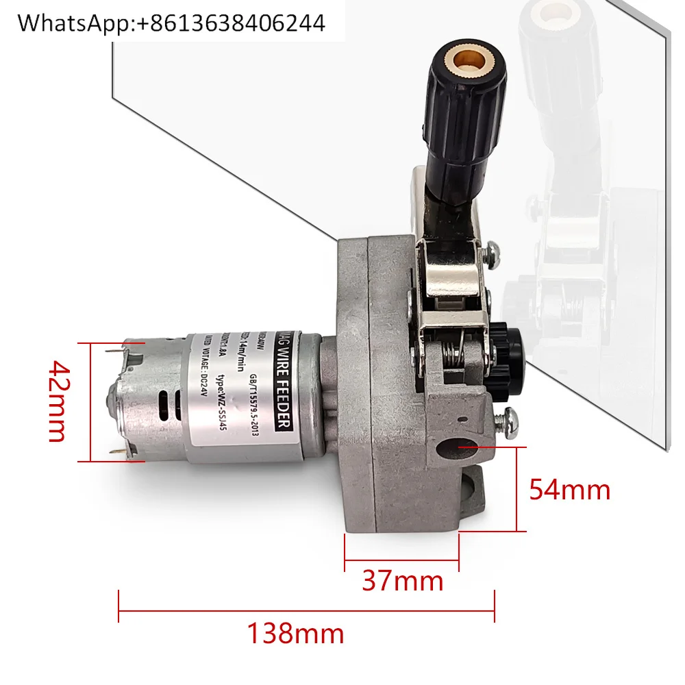 5Kg gas-free welding machine DC24V wire feeder motor wire feeder motor assembly integrated machine two welding machine
5Kg gas-free welding machine DC24V wire feeder motor wire feeder motor assembly integrated machine two welding machine