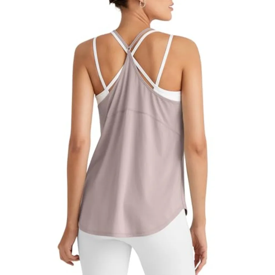 G4Free Workout Athletic Tank Tops for Women Racerback Lightweight Gym Pilates Y-Back Loose Fit Running Tanks Top
G4Free Workout Athletic Tank Tops for Women Racerback Lightweight Gym Pilates Y-Back Loose Fit Running Tanks Top