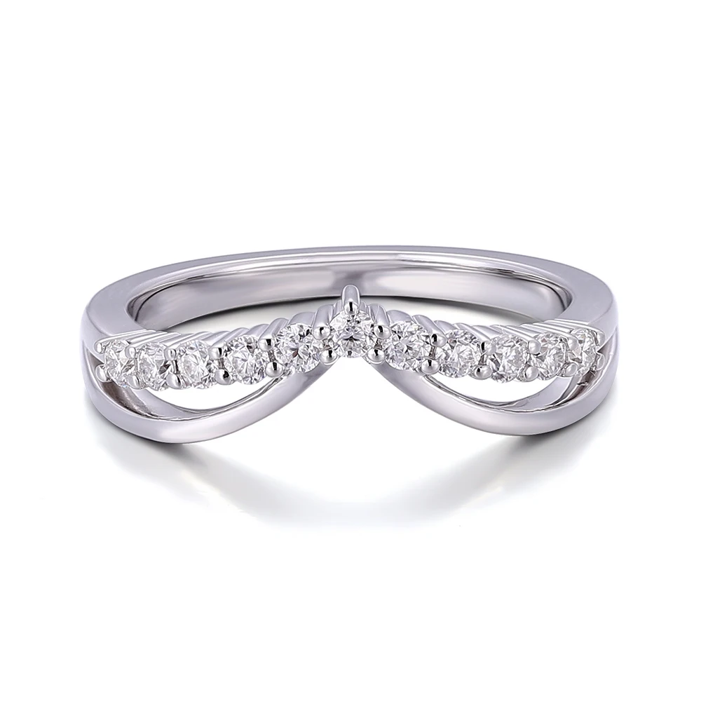 Provence jewelry 10K 14K white gold wedding band lab diamond engagement ring stack for women custom promise anniversary gifts
Provence jewelry 10K 14K white gold wedding band lab diamond engagement ring stack for women custom promise anniversary gifts