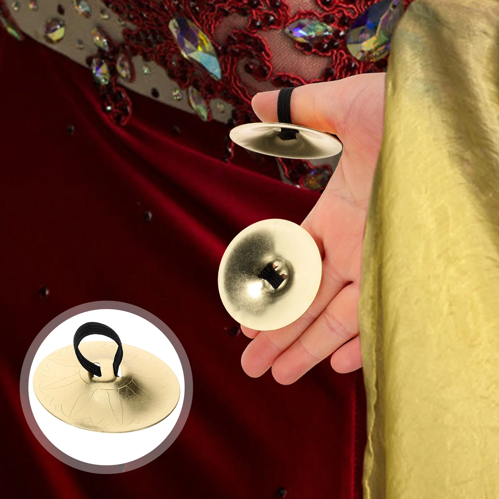 Finger Cymbals Musical Instrument Slippers Flops Kids Instruments Metal Portable Small Durable Dancing Pattern
Finger Cymbals Musical Instrument Slippers Flops Kids Instruments Metal Portable Small Durable Dancing Pattern