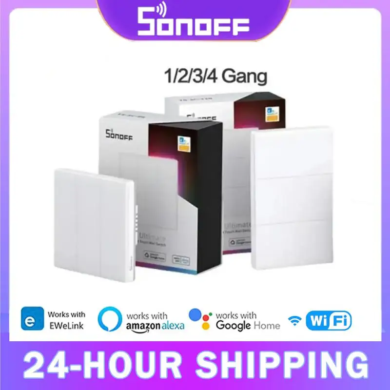 Умный настенный сенсорный выключатель SONOFF T5 120 1C 2C 3C 4C Wifi
Умный настенный сенсорный выключатель SONOFF T5 120 1C 2C 3C 4C Wifi
