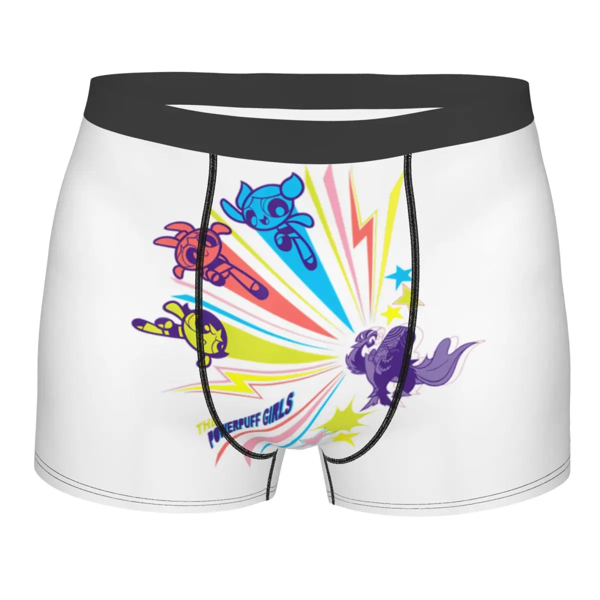 Мужские эластичные трусы-боксеры с мультяшным принтом «Суперкрошки»
Мужские эластичные трусы-боксеры с мультяшным принтом «Суперкрошки»