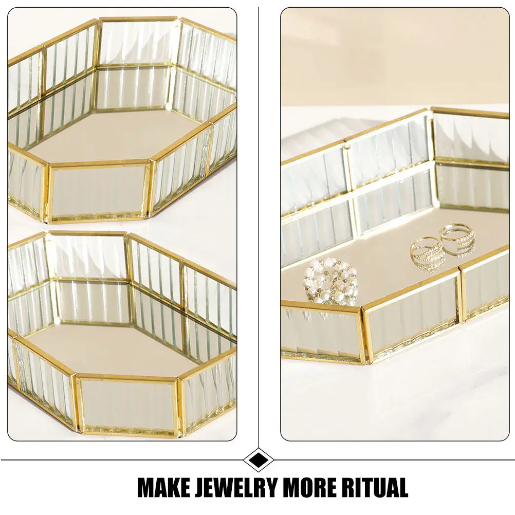 Поднос для украшений: Изысканное исполнение, вместительный, декоративный, для парфюмерии, держатель для колец, органайзер для косметики на туалетный столик
Поднос для украшений: Изысканное исполнение, вместительный, декоративный, для парфюмерии, держатель для колец, органайзер для косметики на туалетный столик