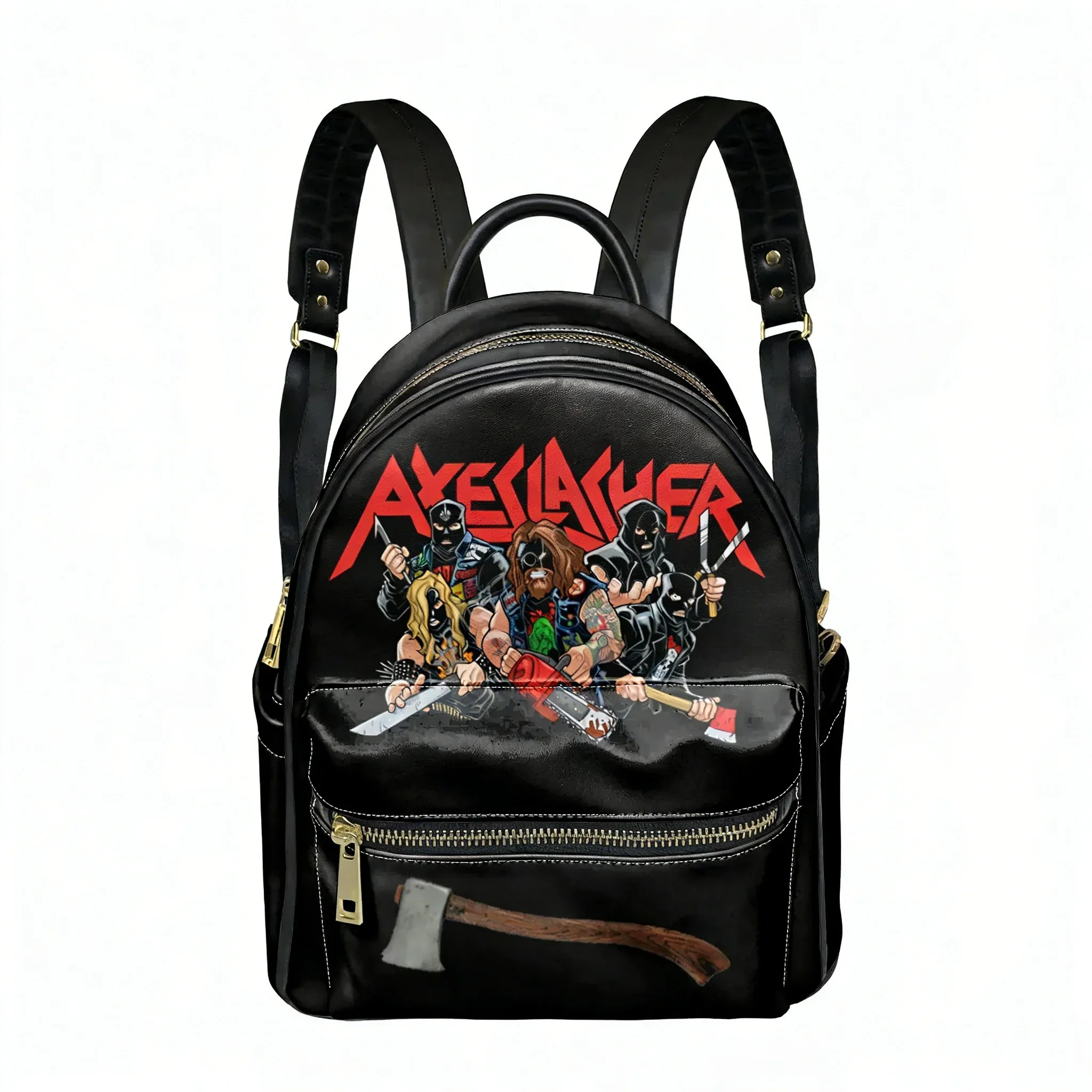 Axeslasher Metal Rock Band Backpack Womens Men Personalized Double Shoulder Bag Business Travel Bookbag Rucksack Gift Daypack
Axeslasher Metal Rock Band Backpack Womens Men Personalized Double Shoulder Bag Business Travel Bookbag Rucksack Gift Daypack