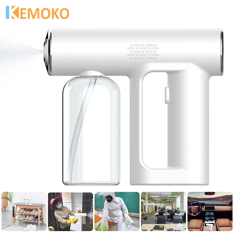 Nano Steam Gun Wireless Electric USB Nano Blue Light Steam Spray Gun Garden House For Atomizer Atomization Sanitizer Machine 
Nano Steam Gun Wireless Electric USB Nano Blue Light Steam Spray Gun Garden House For Atomizer Atomization Sanitizer Machine