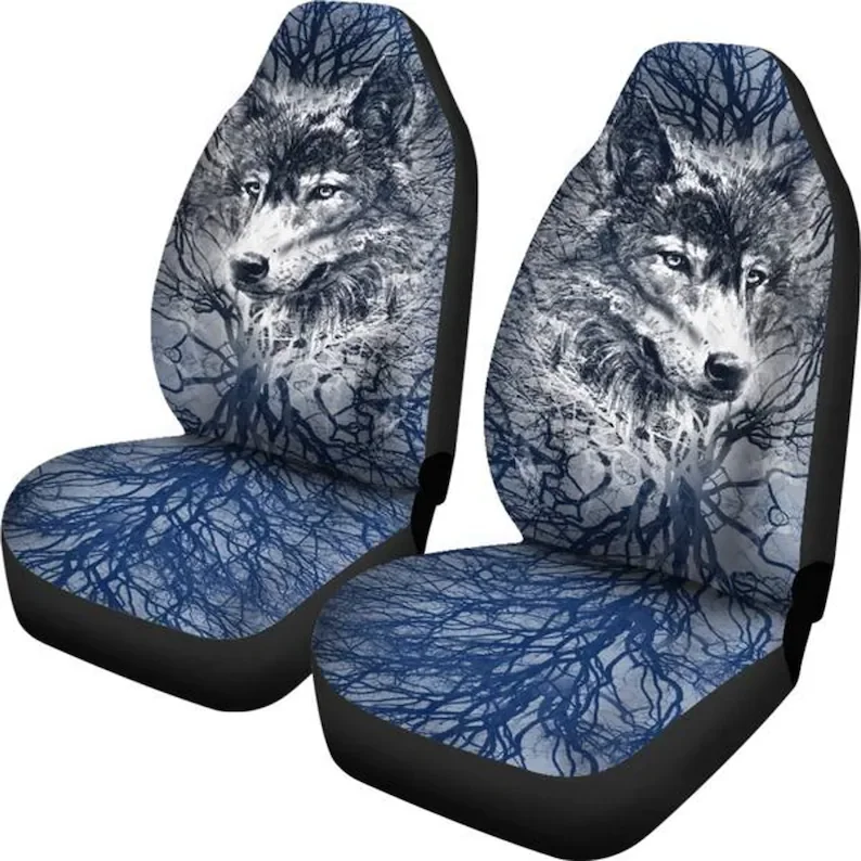 Wolf Head Tree Blue, Universal Fit Car Seat Cover, Car Accessories, Gift for Her, Custom Seat Covers, Custom Made Cover, Front C
Wolf Head Tree Blue, Universal Fit Car Seat Cover, Car Accessories, Gift for Her, Custom Seat Covers, Custom Made Cover, Front C