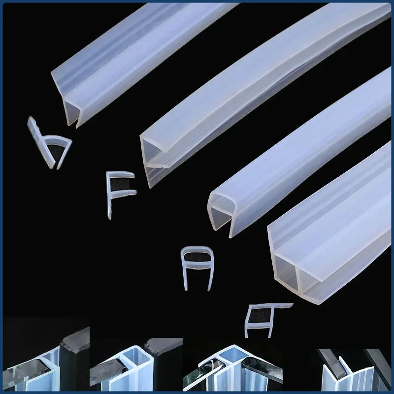 1-3M F H Shaped Silicone Sealing Strip Shower Room Glass Door Sealing Door Seam Windproof Water Retaining Strip Balcony Window
1-3M F H Shaped Silicone Sealing Strip Shower Room Glass Door Sealing Door Seam Windproof Water Retaining Strip Balcony Window