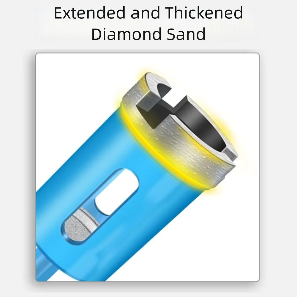 Blue Coating Coated Drill Bit Quick Hole Punching Position Drill Core Drill Bit Special Electric Angle Grinder Hole Opener
Blue Coating Coated Drill Bit Quick Hole Punching Position Drill Core Drill Bit Special Electric Angle Grinder Hole Opener