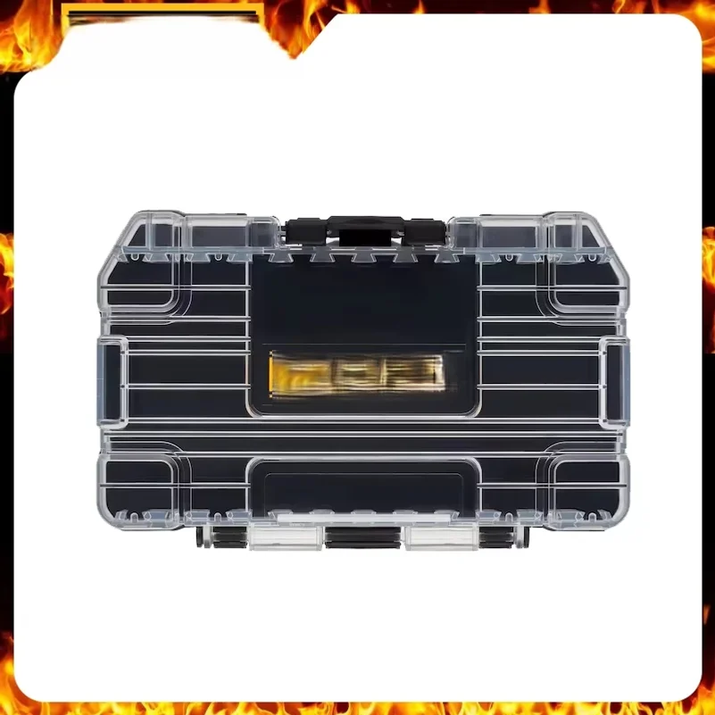 Tough Case Black Medium Stackable Removable Dustproof Drill Bits Accessories 148*85*40mm Storage Tool Box 1PCS
Tough Case Black Medium Stackable Removable Dustproof Drill Bits Accessories 148*85*40mm Storage Tool Box 1PCS