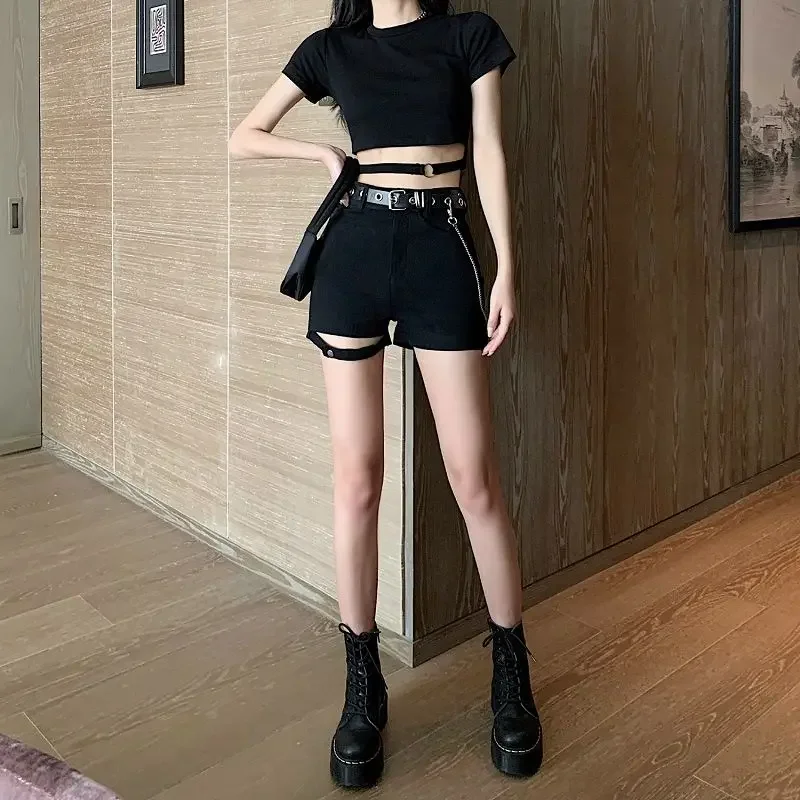 Plain Cotton Women's Short Sets 2 Pieces T Shirt Tailoring Korean Style Kit Trends New Coordinated Matching Outfit Female Shorts
Plain Cotton Women's Short Sets 2 Pieces T Shirt Tailoring Korean Style Kit Trends New Coordinated Matching Outfit Female Shorts