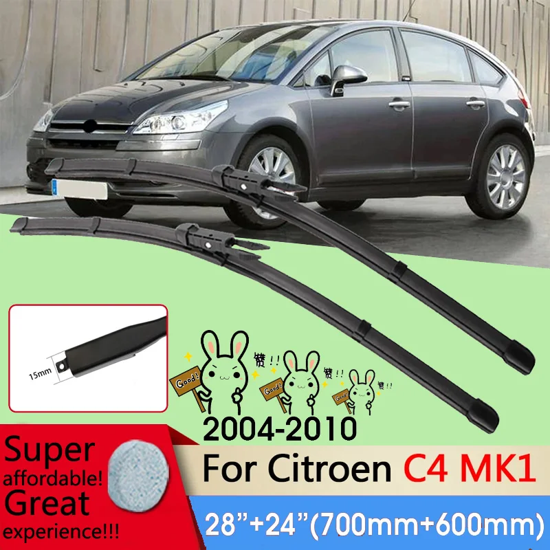 Car Wiper LHD Front Wiper Blades 28"+24" For Citroen C4 MK1 2004-2010 Fit Pinch Tab Arm Windshield Windscreen Front Window
Car Wiper LHD Front Wiper Blades 28"+24" For Citroen C4 MK1 2004-2010 Fit Pinch Tab Arm Windshield Windscreen Front Window