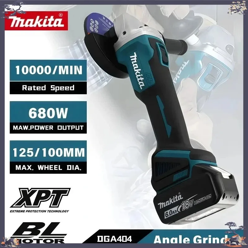 Makita Power Tool 18V DGA404 Brushless Electric Angle Grinder Cordless Grinder Metal Wood Grinding Polishing Cutting Machine
Makita Power Tool 18V DGA404 Brushless Electric Angle Grinder Cordless Grinder Metal Wood Grinding Polishing Cutting Machine