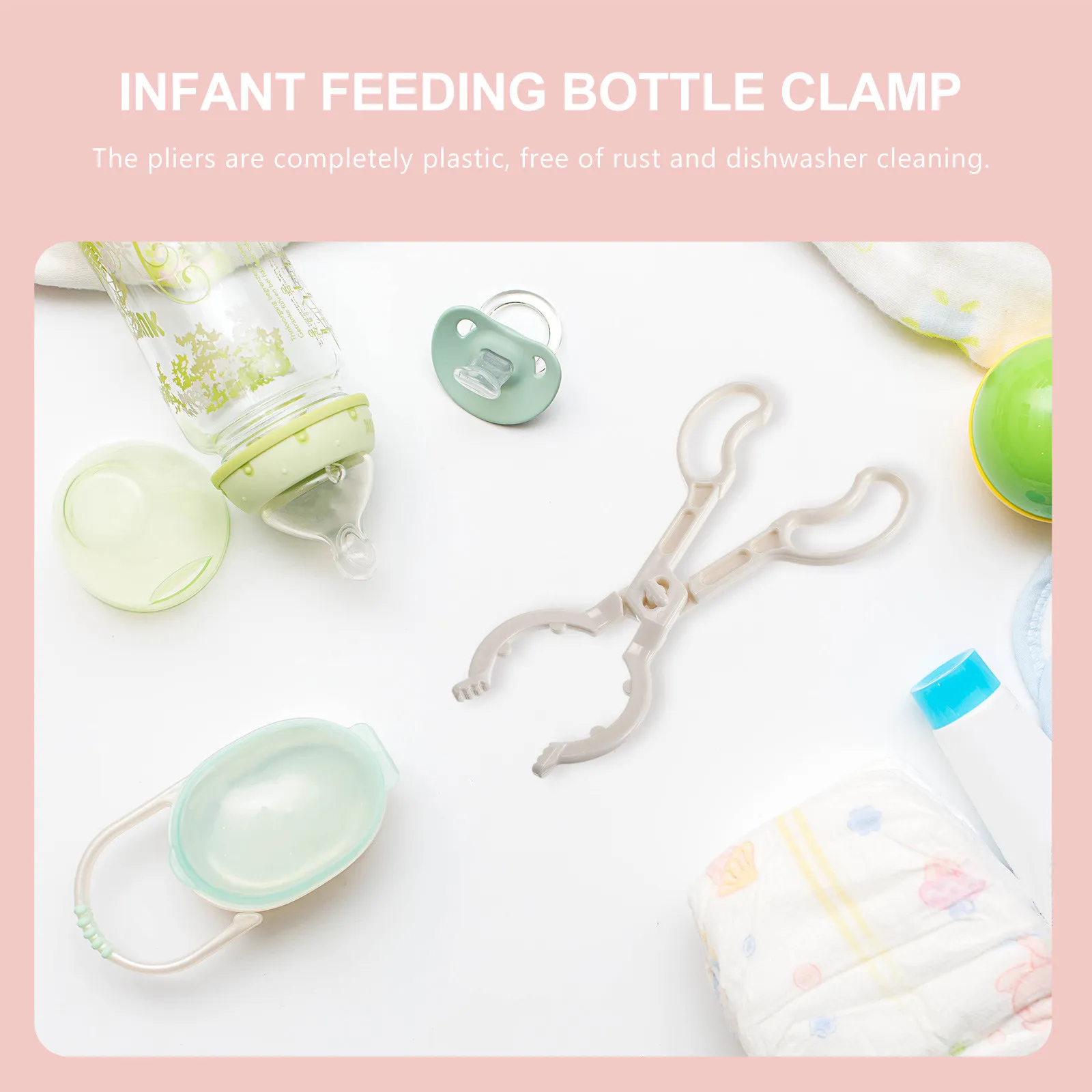 3Pcs Baby Milk Bottle Clamp Plastic Anti-Skid Bottle Holder for Boiling Sterilizing Nip Bottles Nipples Tableware Hygienic Heat
3Pcs Baby Milk Bottle Clamp Plastic Anti-Skid Bottle Holder for Boiling Sterilizing Nip Bottles Nipples Tableware Hygienic Heat