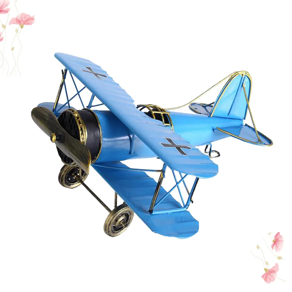 Retro Iron Airplane Classic Vintage Plane Sky Blue Craft Home Decoration Desktop Ornament Aeroplane
Retro Iron Airplane Classic Vintage Plane Sky Blue Craft Home Decoration Desktop Ornament Aeroplane