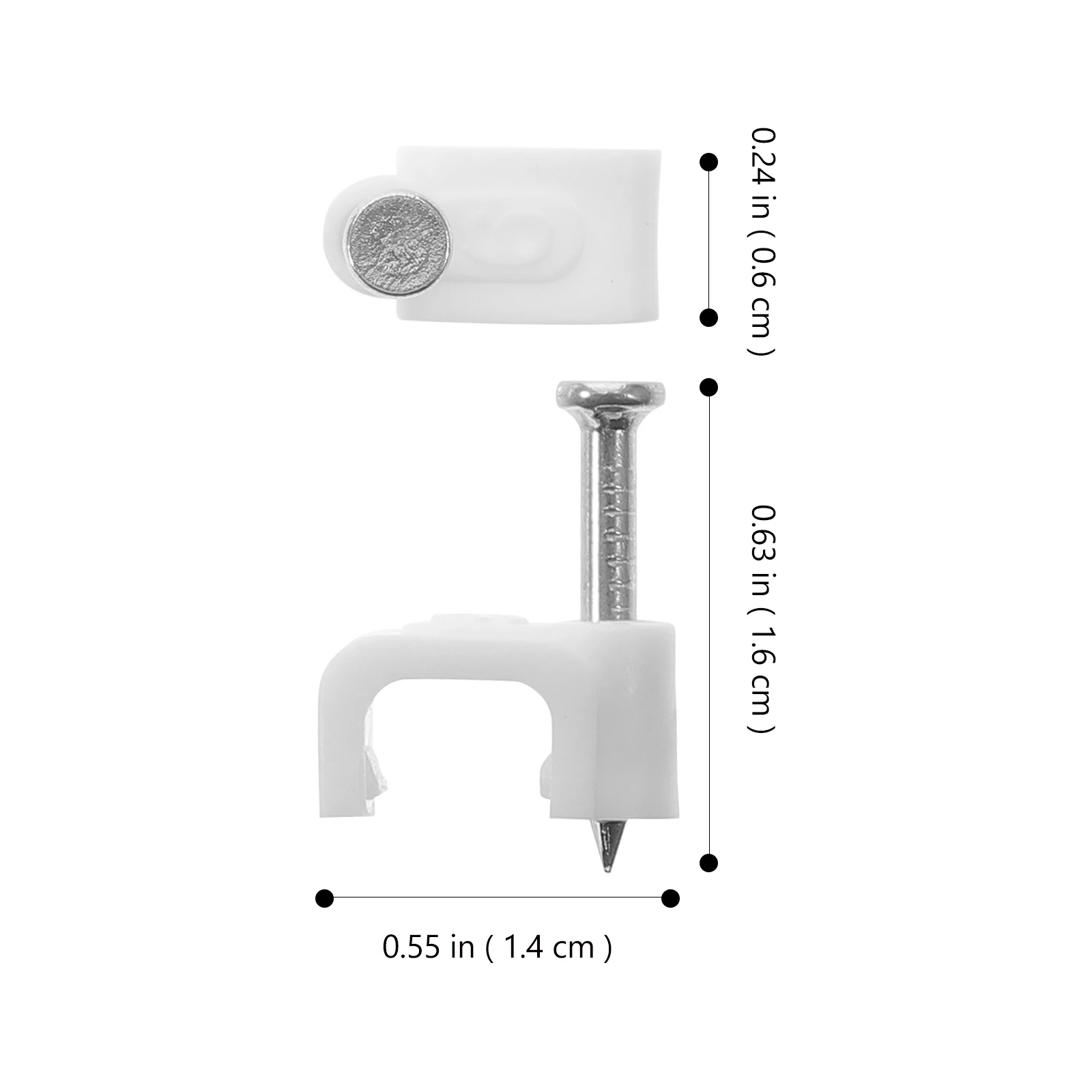 500pcs Cable Ties Wire Staples Reusable Clips Organizer Wall Coax Extension Holder Steel Nail PP Material Strong Bearing 
500pcs Cable Ties Wire Staples Reusable Clips Organizer Wall Coax Extension Holder Steel Nail PP Material Strong Bearing