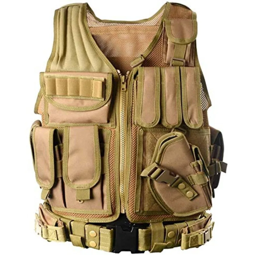 vAv YAKEDA Tactical Vest Outdoor Ultra-Light Breathable Training Airsoft Vest Adjustable for Adults
vAv YAKEDA Tactical Vest Outdoor Ultra-Light Breathable Training Airsoft Vest Adjustable for Adults