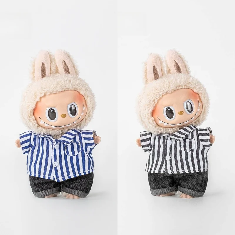 For Labubu I II III 17cm Mini Dolls Clothes Striped Shirt Jeans 3.0 Big Into Energy Outfit Accessories Sitting Party The Monster
For Labubu I II III 17cm Mini Dolls Clothes Striped Shirt Jeans 3.0 Big Into Energy Outfit Accessories Sitting Party The Monster