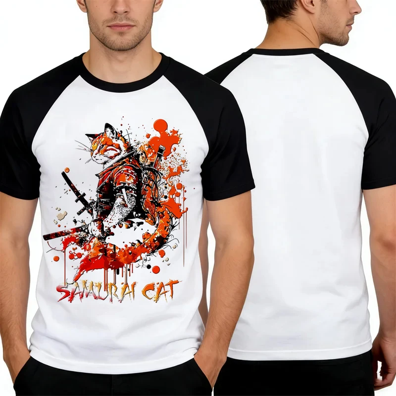 3D Printed Samurai Cat T Shirt For Men Personality Pattern Short Sleeve Tees Summer Fashion Loose Crew Neck Streetwear Tops
3D Printed Samurai Cat T Shirt For Men Personality Pattern Short Sleeve Tees Summer Fashion Loose Crew Neck Streetwear Tops