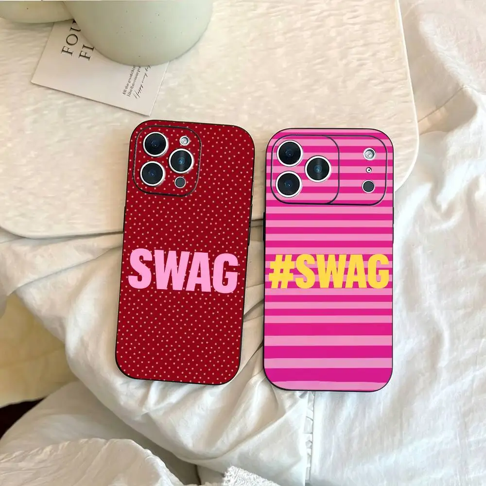 Luxury Y2K Style SWAG Phone Case For iPhone 17, 16,15,14,13,12,11 Plus,Pro Max, Others Soft Black Cover
Luxury Y2K Style SWAG Phone Case For iPhone 17, 16,15,14,13,12,11 Plus,Pro Max, Others Soft Black Cover