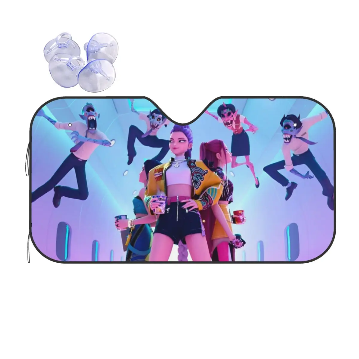 Huntrix Girl складной солнцезащитный козырек на лобовое стекло 70x130 см KPop охотники на демонов фольга автомобильное окно лобовое стекло крышка УФ-защита
Huntrix Girl складной солнцезащитный козырек на лобовое стекло 70x130 см KPop охотники на демонов фольга автомобильное окно лобовое стекло крышка УФ-защита