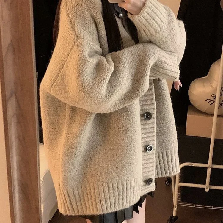 Mid-Long Cardigans For Woman Long Elegants Mid Womens Autumn Textured Soft Open-Knit Gyaru Placket High-End Neck Crop Unisex Y2K
Mid-Long Cardigans For Woman Long Elegants Mid Womens Autumn Textured Soft Open-Knit Gyaru Placket High-End Neck Crop Unisex Y2K