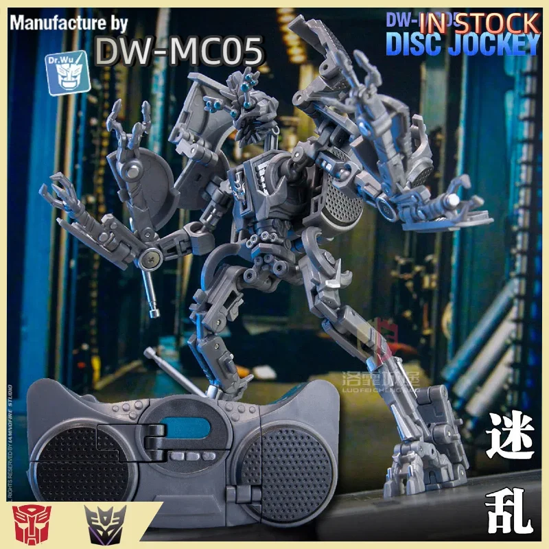【IN STOCK】 Transformed Toys Original Product Dr. Wu DW-MC05 DWMC05 Rumble DJ Turntable Master Radio Small Scale Robot Model
【IN STOCK】 Transformed Toys Original Product Dr. Wu DW-MC05 DWMC05 Rumble DJ Turntable Master Radio Small Scale Robot Model
