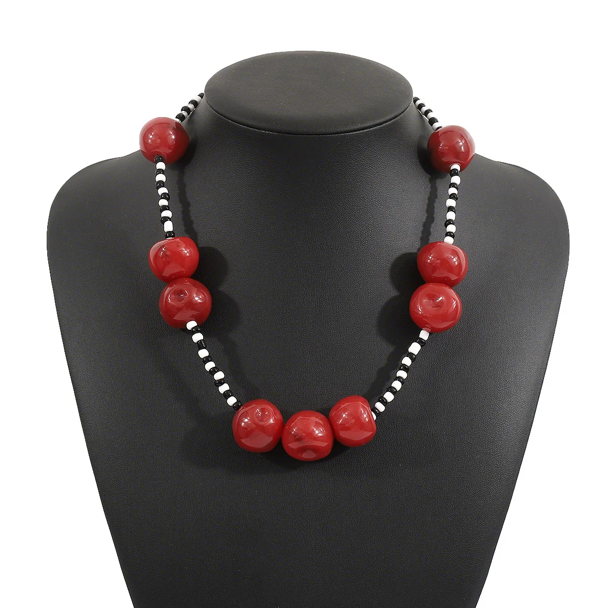 Boho Red Cherry Beads Short Choker Necklace for Women 2025 Trendy Acrylic Fruit Clavicle Choker Stackable Jewelry Party Gifts 
Boho Red Cherry Beads Short Choker Necklace for Women 2025 Trendy Acrylic Fruit Clavicle Choker Stackable Jewelry Party Gifts