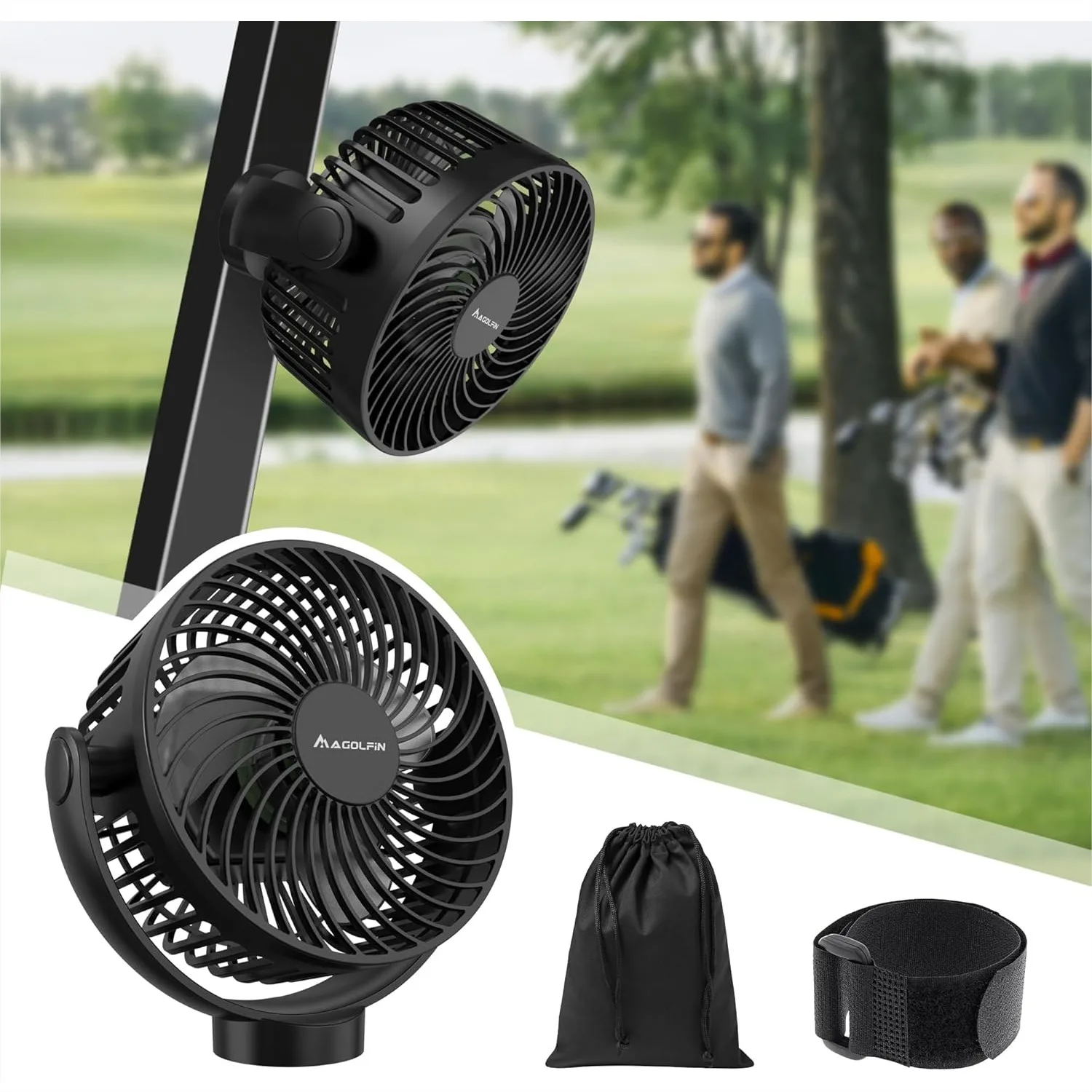 Magnetic Golf Cart Fan Rechargeable 12000mAh Battery Operated Portable Fan With 3 Speeds LED Lantern Magnetic Base For Golf Cart Cruise Ship Accessories
Magnetic Golf Cart Fan Rechargeable 12000mAh Battery Operated Portable Fan With 3 Speeds LED Lantern Magnetic Base For Golf Cart Cruise Ship Accessories