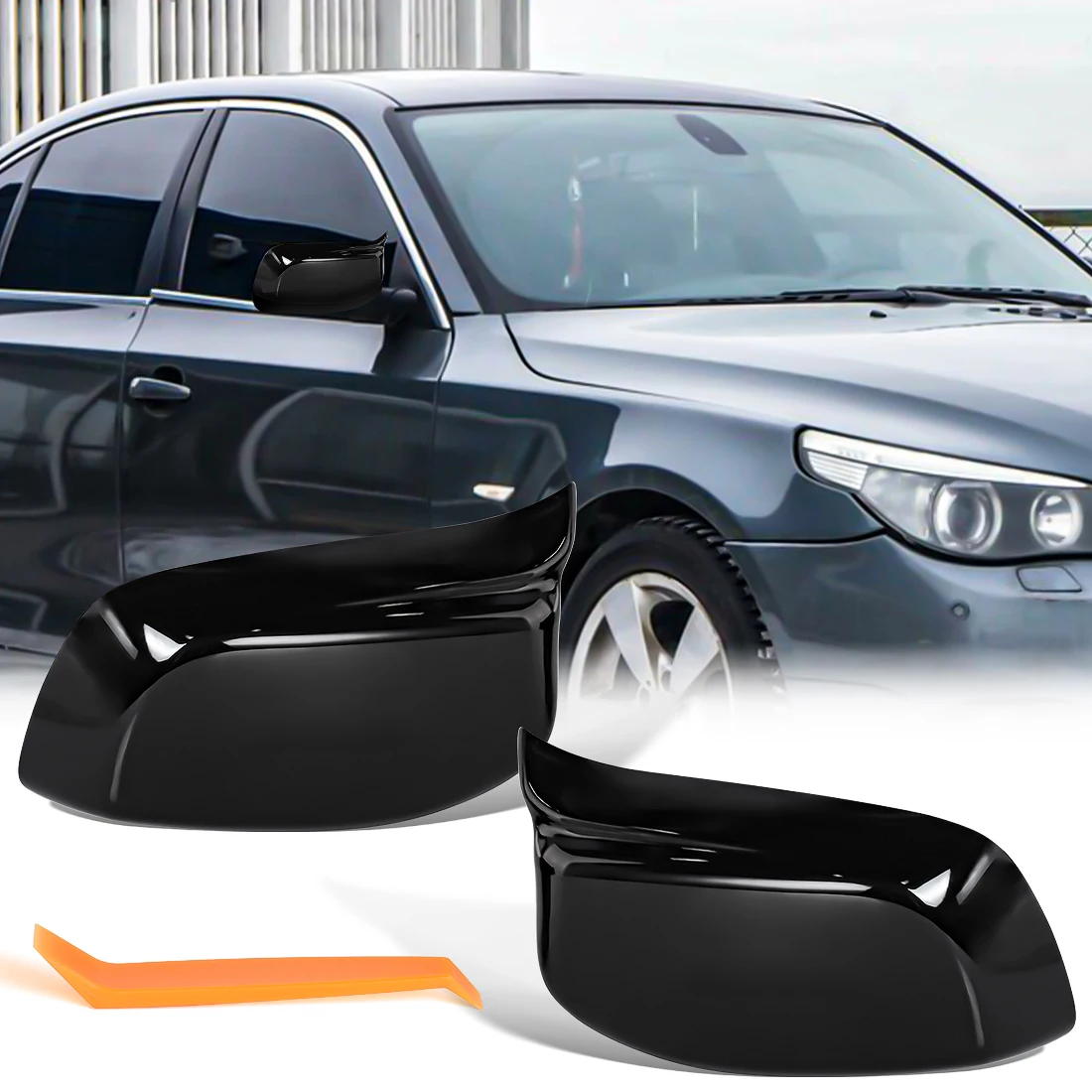 2pcs Car Rearview Side Mirror Cover Cap For BMW E60 E61 E63 E64 525i 528i 530i 535i 545i 550i 2003-2008 Cover Grill 51167078359
2pcs Car Rearview Side Mirror Cover Cap For BMW E60 E61 E63 E64 525i 528i 530i 535i 545i 550i 2003-2008 Cover Grill 51167078359