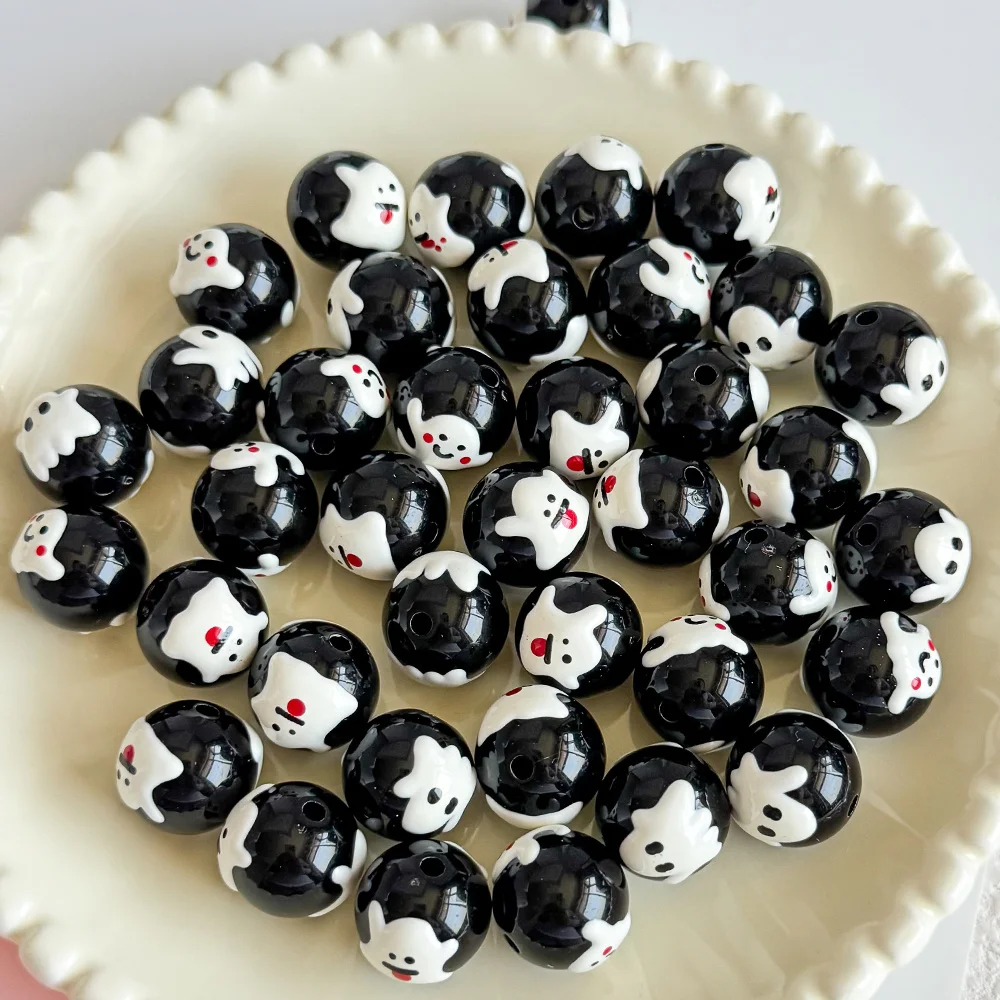 Cordial Design 16*16MM 100Pcs Hand Made/DIY Hallowmas Beads/Paint Effect/Jewelry Findings/Ghost Shape/Acrylic Bead #19177
Cordial Design 16*16MM 100Pcs Hand Made/DIY Hallowmas Beads/Paint Effect/Jewelry Findings/Ghost Shape/Acrylic Bead #19177