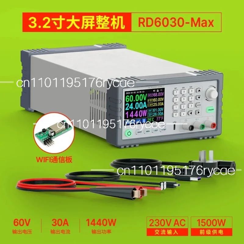 High Power 1440W Bench PSU For Battery Charging & Testing Programmable Lab Supply RD6030-Max
High Power 1440W Bench PSU For Battery Charging & Testing Programmable Lab Supply RD6030-Max