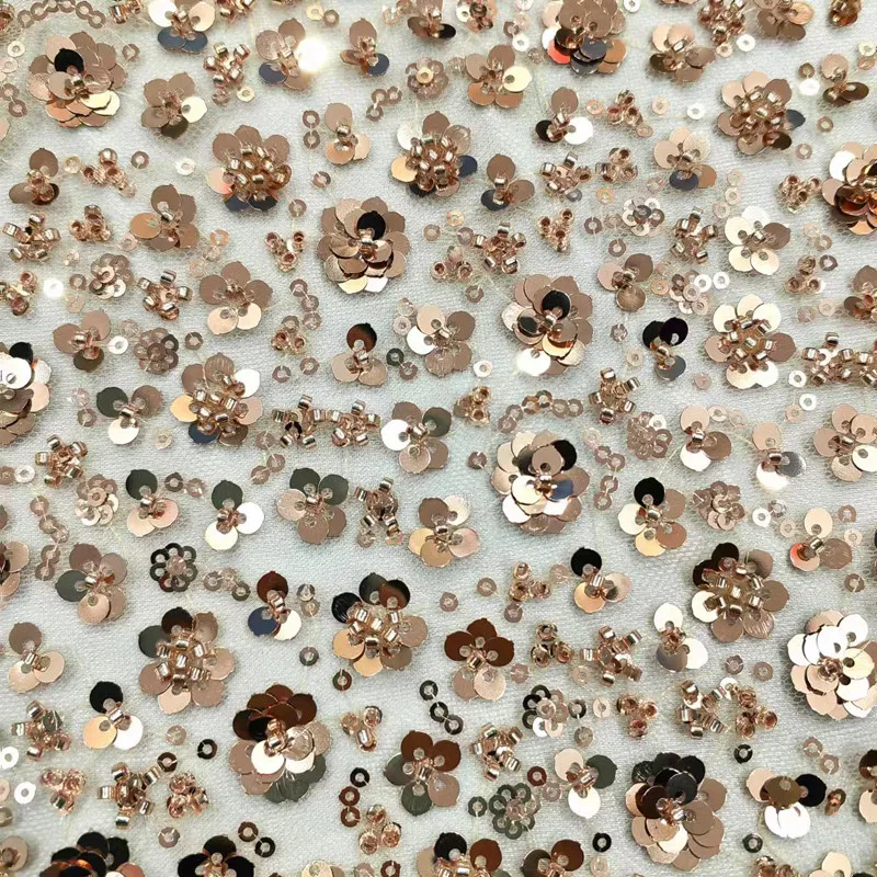 Beaded Sequined Embroidered Lace Mesh Fabric for DIY Sewing Wedding Dress Garment Accessories Fashion Clothing Material Cloth
Beaded Sequined Embroidered Lace Mesh Fabric for DIY Sewing Wedding Dress Garment Accessories Fashion Clothing Material Cloth