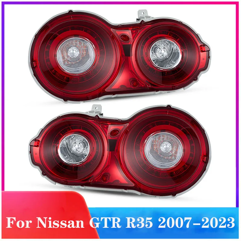 For Nissan GTR R35 2007-2018 modified new LED driving lights, brake lights, rear taillight assembly
For Nissan GTR R35 2007-2018 modified new LED driving lights, brake lights, rear taillight assembly