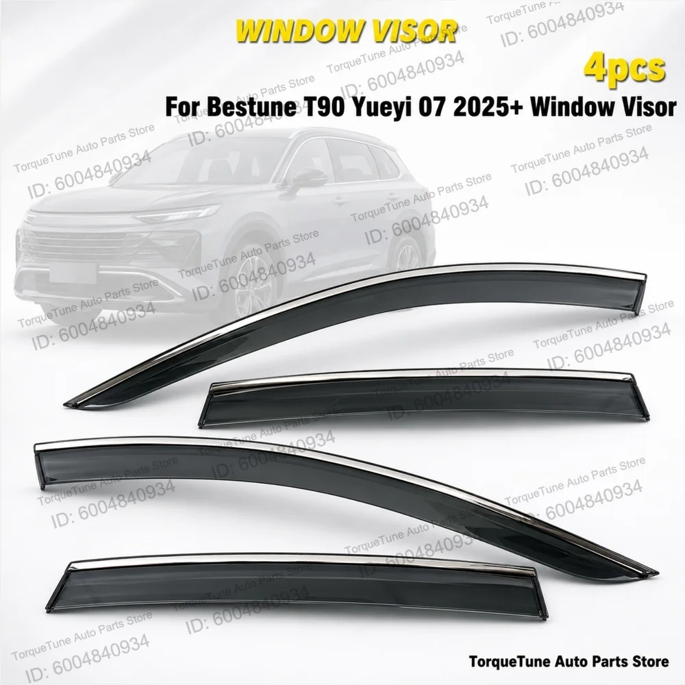 Premium In Channel Direct Fit Easy Installation Window Visor Wind Deflector For Bestune T90 Yueyi 07 2025+ Side Vent
Premium In Channel Direct Fit Easy Installation Window Visor Wind Deflector For Bestune T90 Yueyi 07 2025+ Side Vent