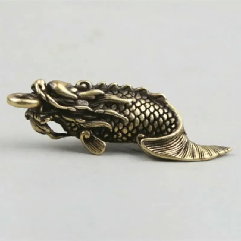 1.8"collection Curio Chinese Bronze Animal Dragon Head Fish Small Statue
1.8"collection Curio Chinese Bronze Animal Dragon Head Fish Small Statue