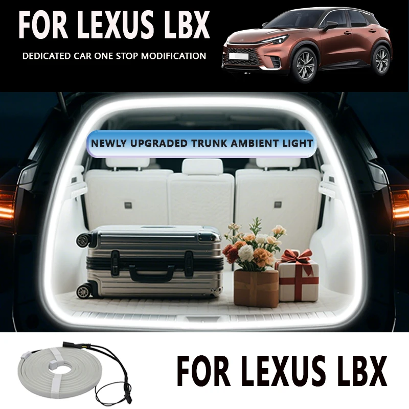 FOR LEXUS LBX Rear Trunk LED Light Bar Strips Trunk Interior Decorative Lamp Strip Luggage Atmosphere Light
FOR LEXUS LBX Rear Trunk LED Light Bar Strips Trunk Interior Decorative Lamp Strip Luggage Atmosphere Light