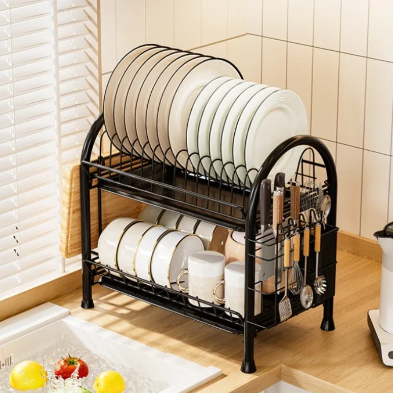 Firm household countertop bowl and plate rack, dish rack, knife rack, chopstick cage integrated storage rack, dish cabinet
Firm household countertop bowl and plate rack, dish rack, knife rack, chopstick cage integrated storage rack, dish cabinet