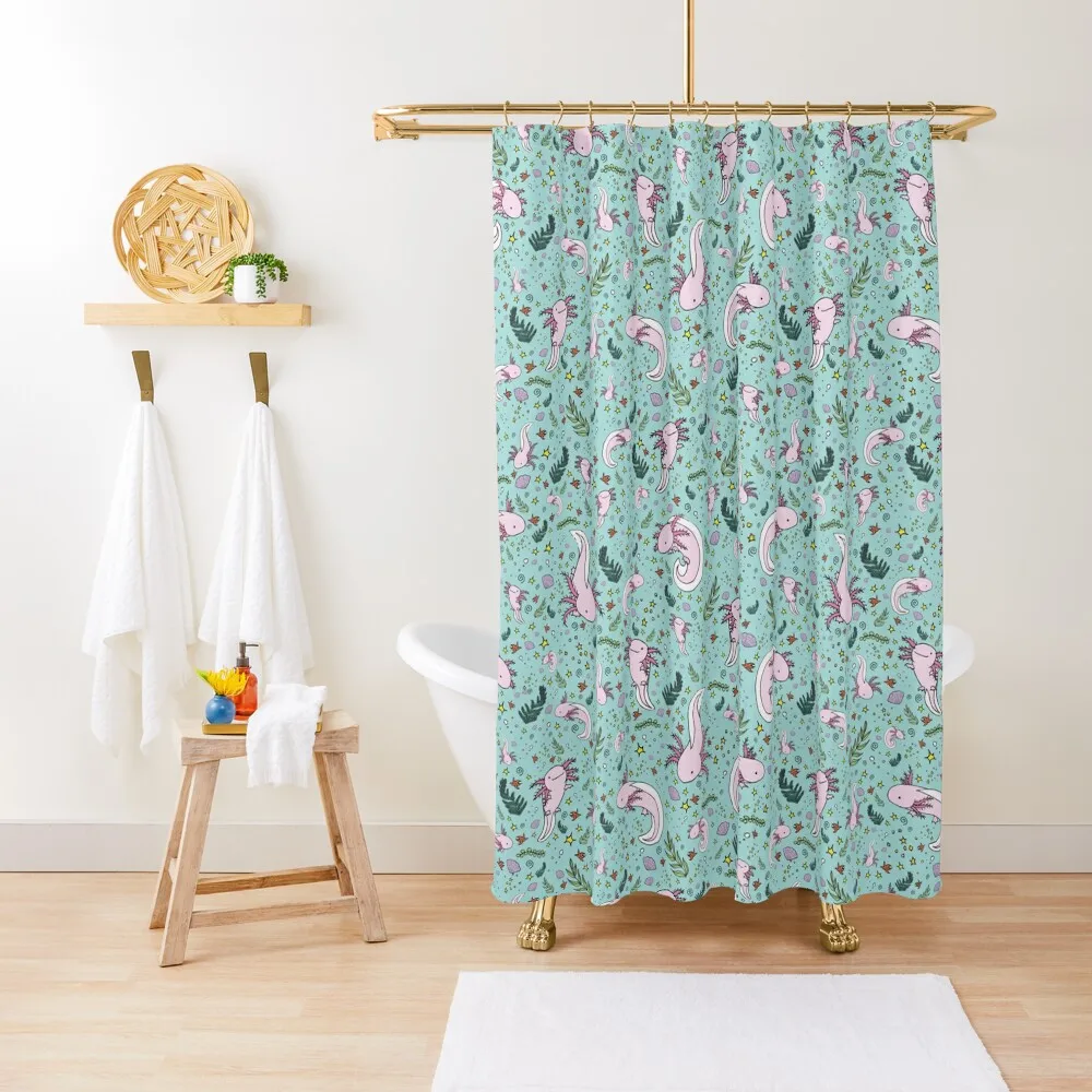 Axolotls in Blue Shower Curtain Shower For Bathroom Luxury Bathroom Shower Modern Bathroom Accessories Cute Curtain
Axolotls in Blue Shower Curtain Shower For Bathroom Luxury Bathroom Shower Modern Bathroom Accessories Cute Curtain