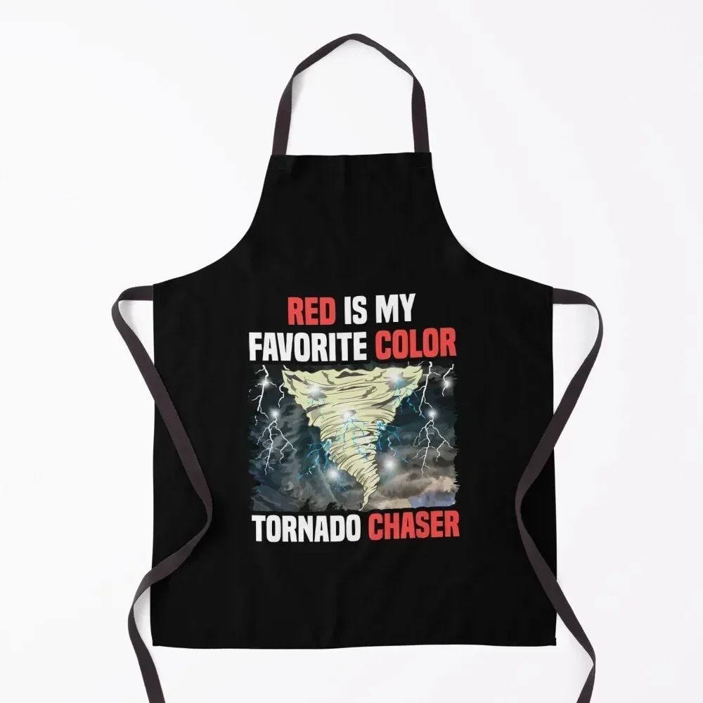 Red Is My Favorite Color Tornado Chaser Weather Apron japanese style Kitchen Supplies women's kitchens kitchen utensil Apron 
Red Is My Favorite Color Tornado Chaser Weather Apron japanese style Kitchen Supplies women's kitchens kitchen utensil Apron