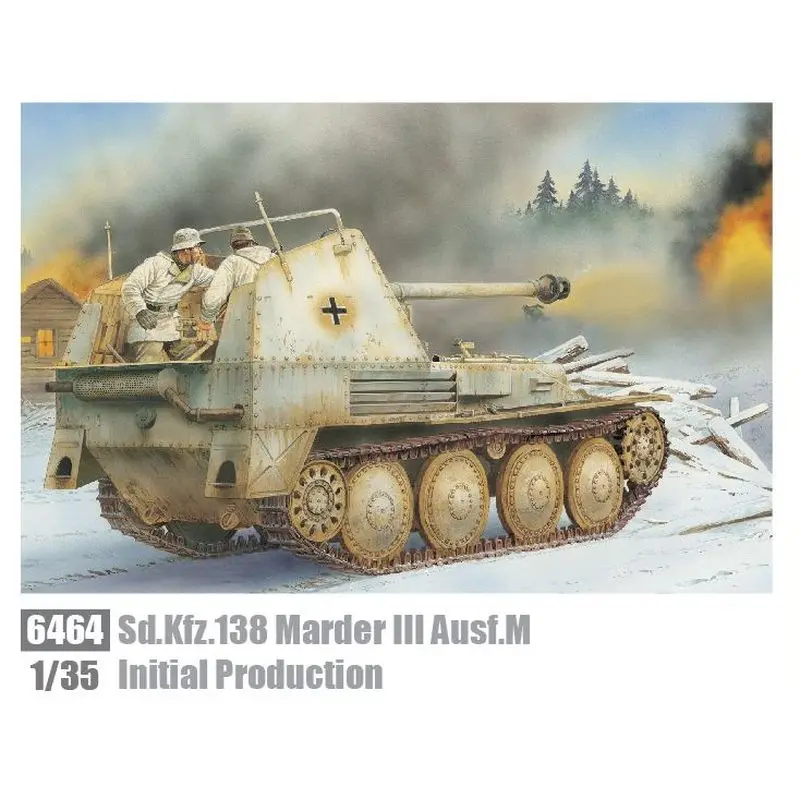 DRAGON 6464 1/35 Sd.kfz.138 Marder III Ausf,M начальное производство-набор моделей
DRAGON 6464 1/35 Sd.kfz.138 Marder III Ausf,M начальное производство-набор моделей