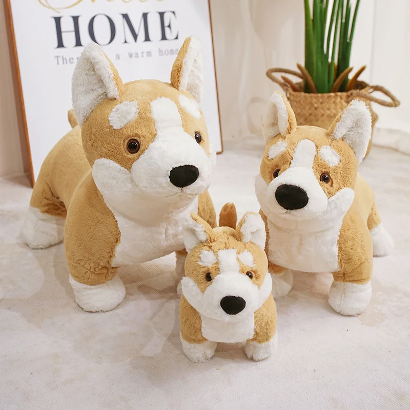 30-60CM Realistic Lovely Corgi Dog Stuffed Animal Plush Doll Cute Short Legged Dog Toy Children Sleeping Pillow Festival Gifts
30-60CM Realistic Lovely Corgi Dog Stuffed Animal Plush Doll Cute Short Legged Dog Toy Children Sleeping Pillow Festival Gifts