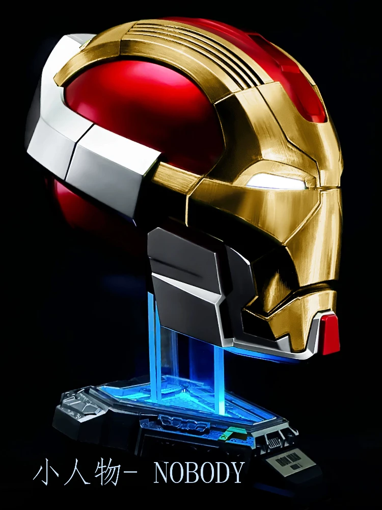 Iron Man Helmet Mk5 Mk17 Mk50 Electric Voice Activated Control Wearable Mask 1:1 Automatic Opening Closing Model Figure Toy Gift
Iron Man Helmet Mk5 Mk17 Mk50 Electric Voice Activated Control Wearable Mask 1:1 Automatic Opening Closing Model Figure Toy Gift