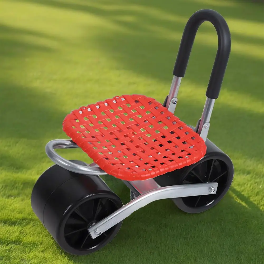 Rolling Garden Seat, Utility Garden Stool with 2 Wheels, Foldable Lazy Garden Seat Stool, Picking Rotary Tool Cart with Backrest 
Rolling Garden Seat, Utility Garden Stool with 2 Wheels, Foldable Lazy Garden Seat Stool, Picking Rotary Tool Cart with Backrest