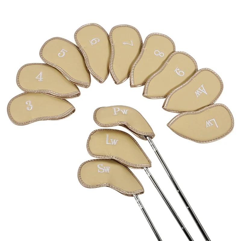 ELOS-Hook And Loop Iron Cover Club Cap Cover Embroidery Golf Iron Cover Club Protective Cover 
ELOS-Hook And Loop Iron Cover Club Cap Cover Embroidery Golf Iron Cover Club Protective Cover